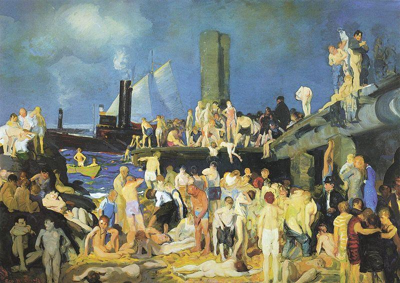 George Wesley Bellows Riverfront No. 1 oil painting image